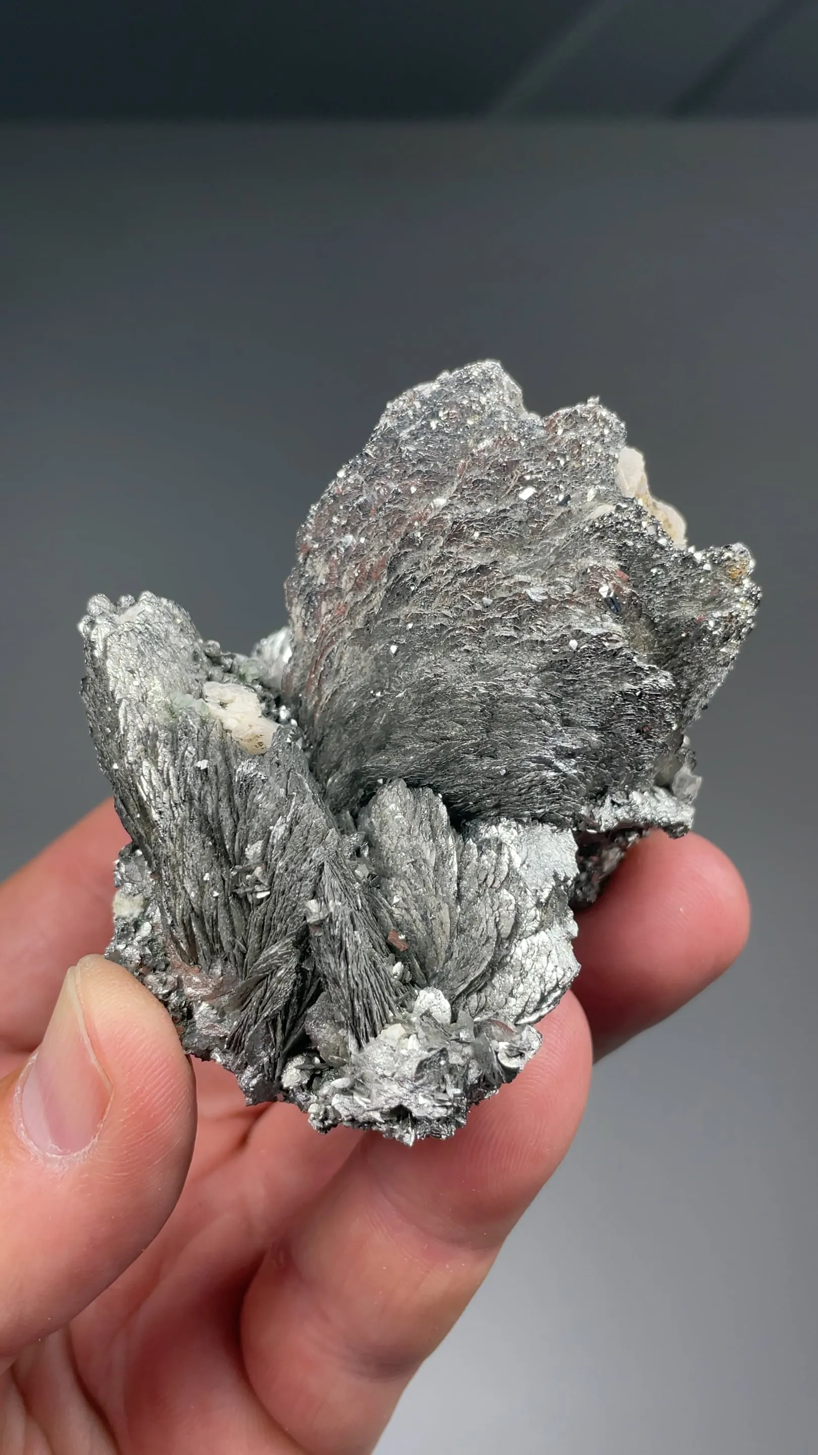 Lollingite with Arsenopyrite, Dolomite, Calcite, Quartz - image 2