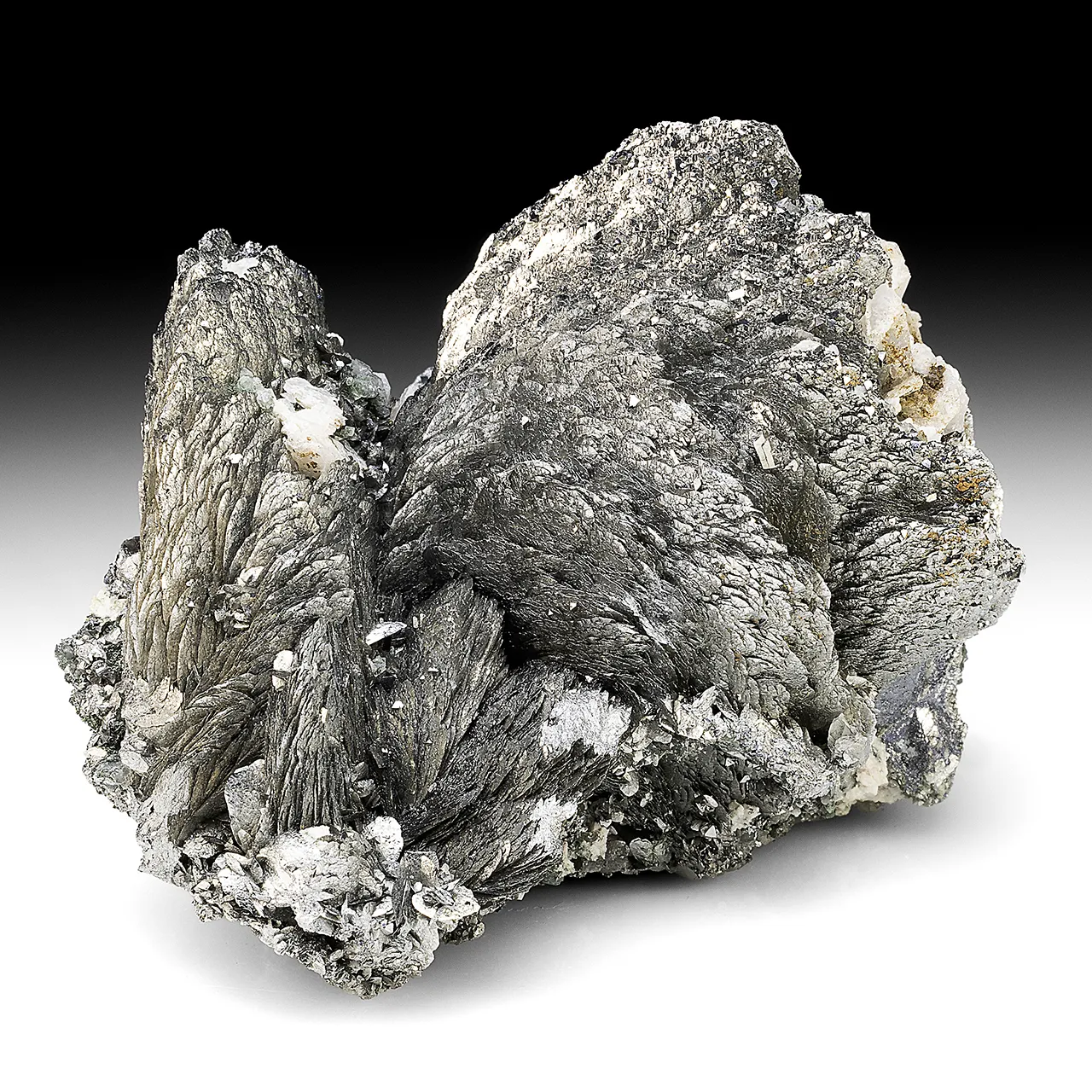Lollingite with Arsenopyrite, Dolomite, Calcite, Quartz - image 1