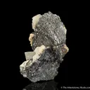 Lollingite with Calcite and Fluorite - image 5