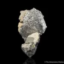 Lollingite with Calcite and Fluorite - image 4