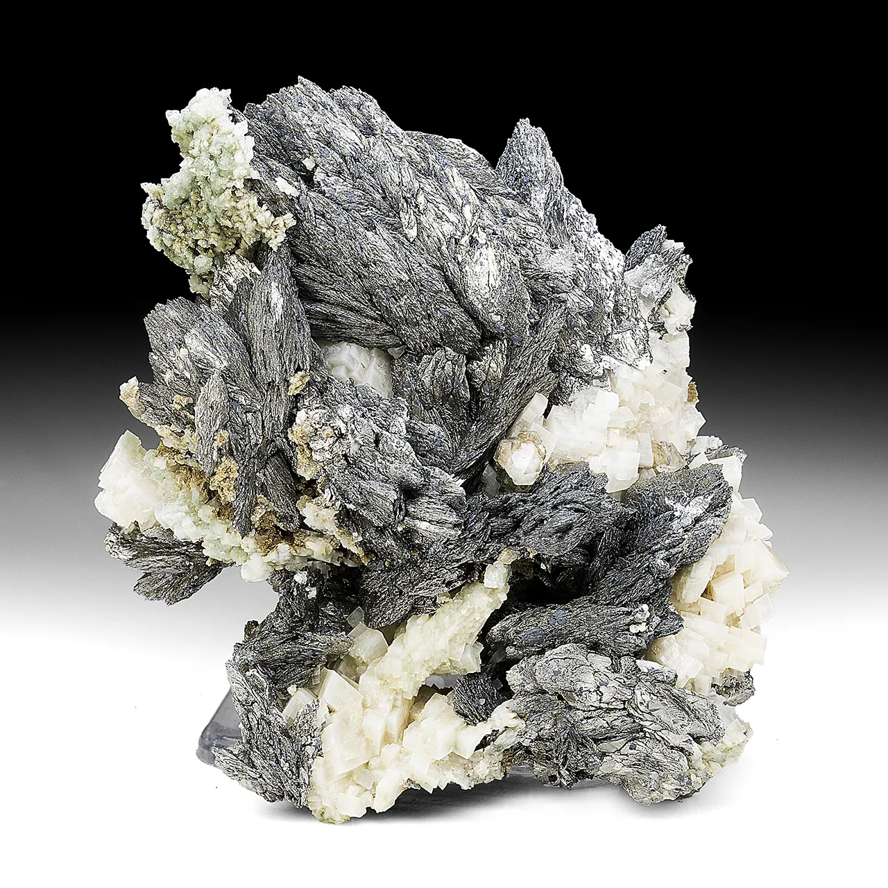 Lollingite with Calcite, Dolomite, Chlorite, Magnetite - image 1