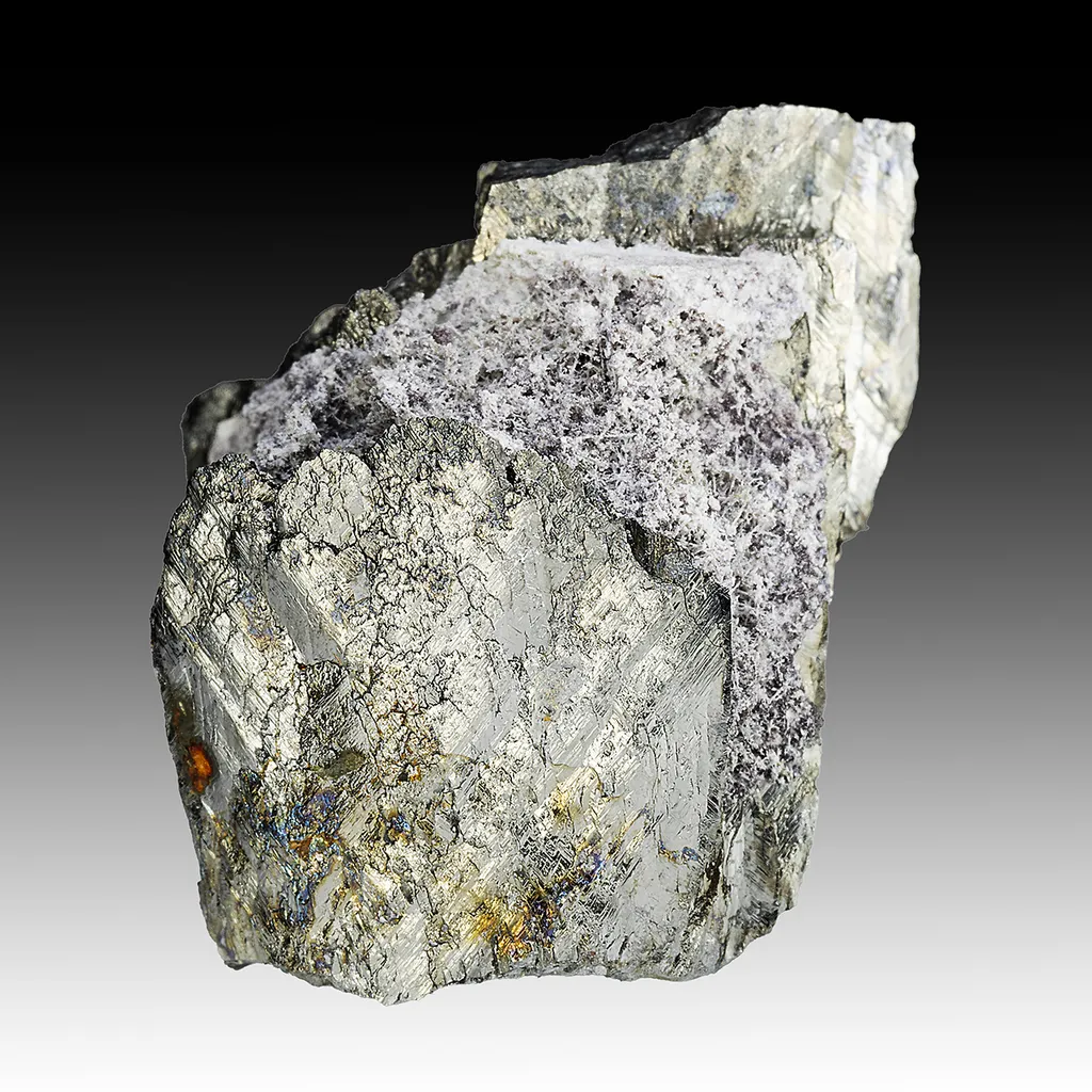 Lollingite with Chrysotile image