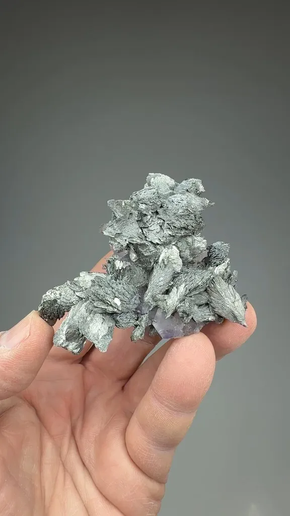 Lollingite with Fluorite - image 2