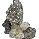 Lollingite With Fluorite and Calcite - image 2