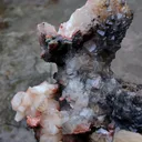Look like Duck. Black Calcite with Orange Stilbite and Scolecite. Natural mineral Specimen - image 4
