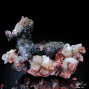 Look like Duck. Black Calcite with Orange Stilbite and Scolecite. Natural mineral Specimen - image 9