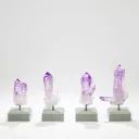 Lot of 4 amethyst scepters from Mexico, Veracruz, Las Vigas de Ramírez Municipality - image 1