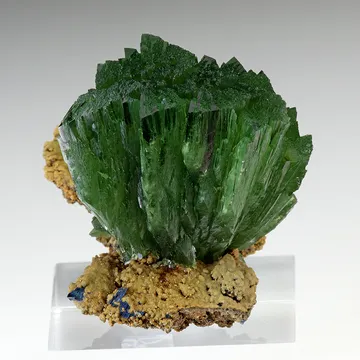 Ludlamite from Huanuni mine, Huanuni, Oruro (Department), Bolivia