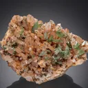 Ludlamite on Quartz - image 1