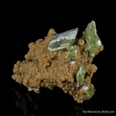 Ludlamite on Siderite - image 4