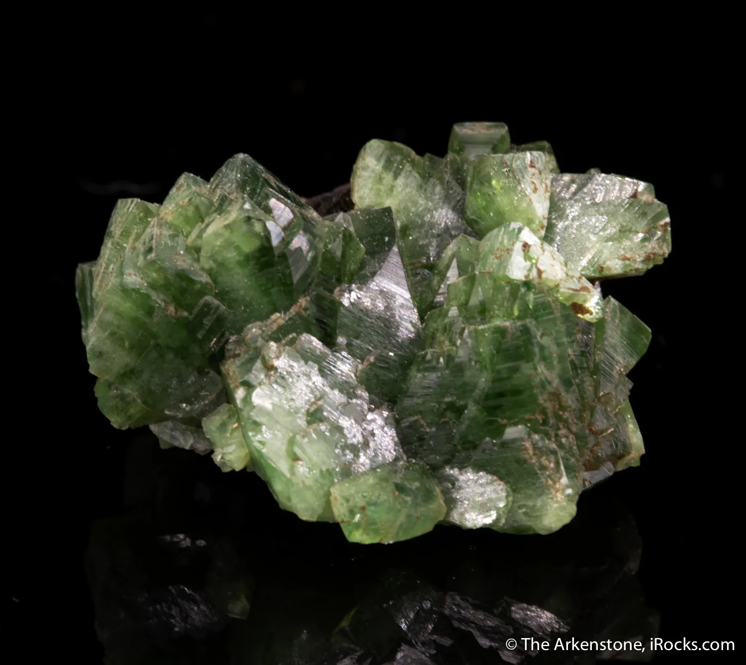Ludlamite on Siderite - image 5