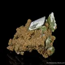 Ludlamite on Siderite - image 3