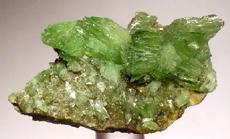Ludlamite, Pyrite image