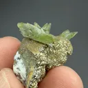 Ludlamite with Pyrite, Siderite - image 2
