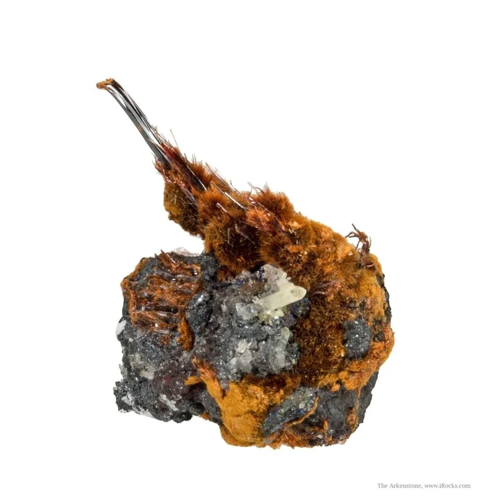Ludlockite on Germanite - image 3