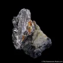 Ludlockite (TL) in Leitite (TL) - image 3