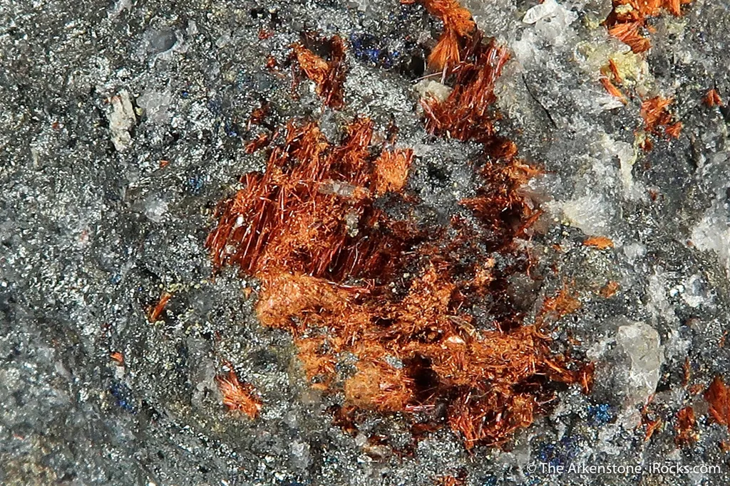 Ludlockite (Type Locality) in Germanite ore image