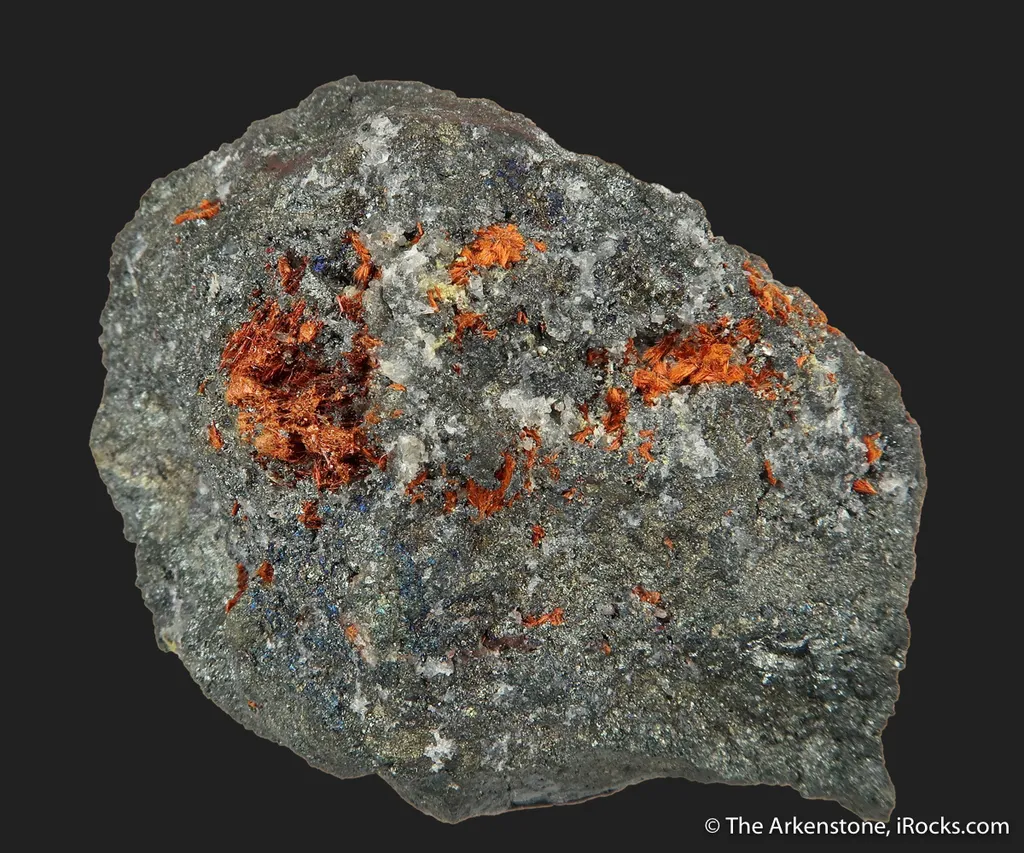 Ludlockite (Type Locality) in Germanite ore - image 6
