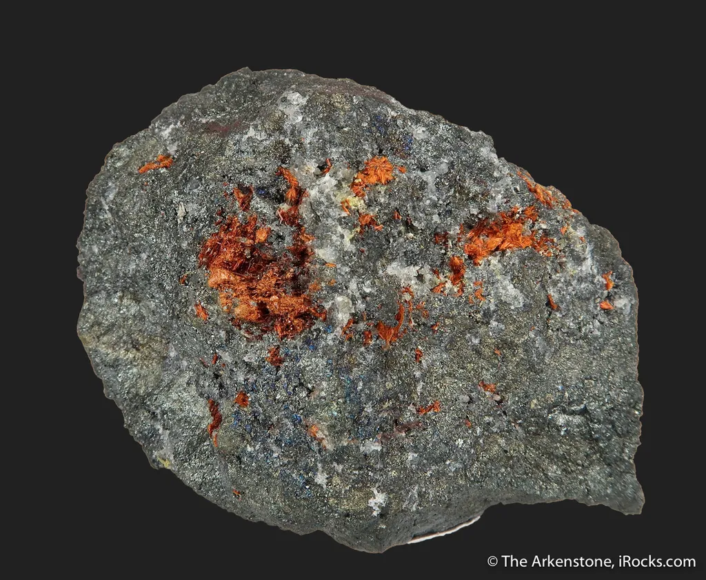 Ludlockite (Type Locality) in Germanite ore - image 7
