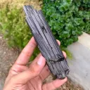Lustrous 14 Cm long SChorl Black Tourmaline Crystal from Pakistan - image 6