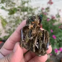 Lustrous Fire Epidote Specimen from Pakistan - image 6