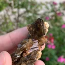 Lustrous Fire Epidote Specimen from Pakistan - image 5