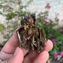 Lustrous Fire Epidote Specimen from Pakistan - image 3