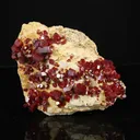 Lustrous Red Vanadinite  - Natural Raw Mineral Specimen from Mibladen, Morocco - image 5