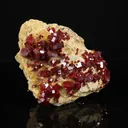 Lustrous Red Vanadinite  - Natural Raw Mineral Specimen from Mibladen, Morocco - image 6