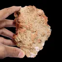 Lustrous Red Vanadinite on Black Blade Barite - Natural Raw Mineral Specimen from Mibladen, Morocco - image 6