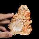 Lustrous Red Vanadinite on Black Blade Barite - Natural Raw Mineral Specimen from Mibladen, Morocco - image 5