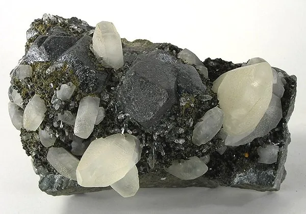 Magnetite, Calcite image