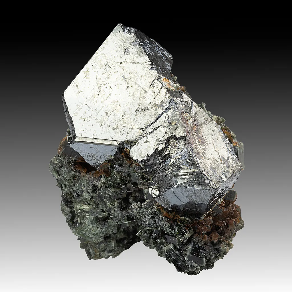 Magnetite with Actinolite image