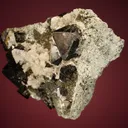 Magnetite with Calcite and Pyrite - image 4