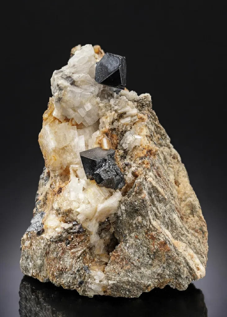 Magnetite with Rutile image