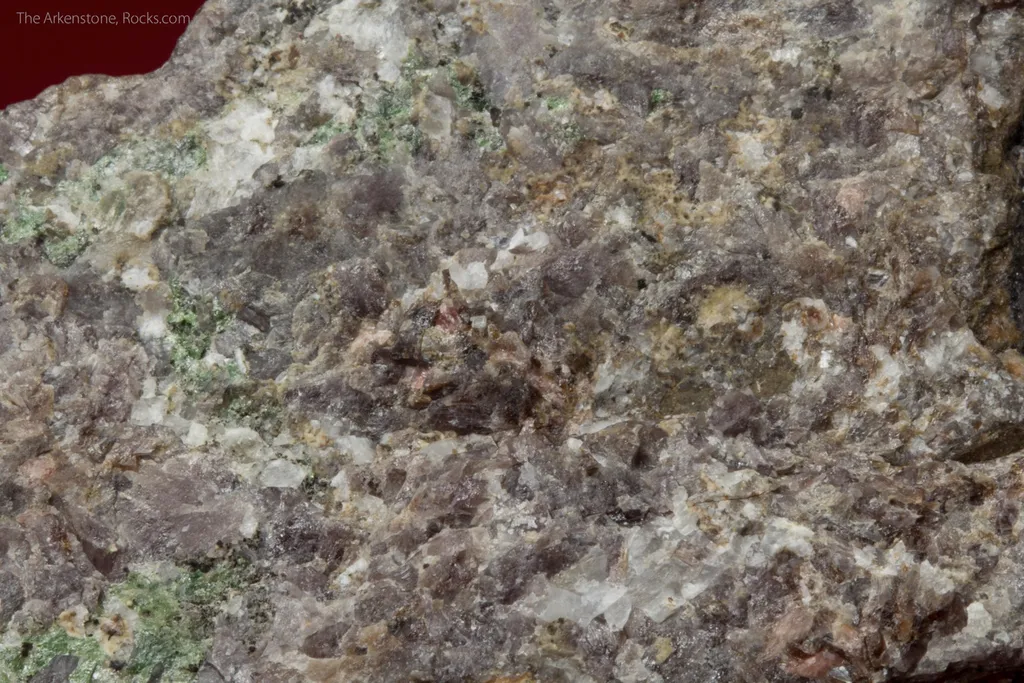 Magnussonite with Allactite on Hausmannite-Dolomite ore - image 3