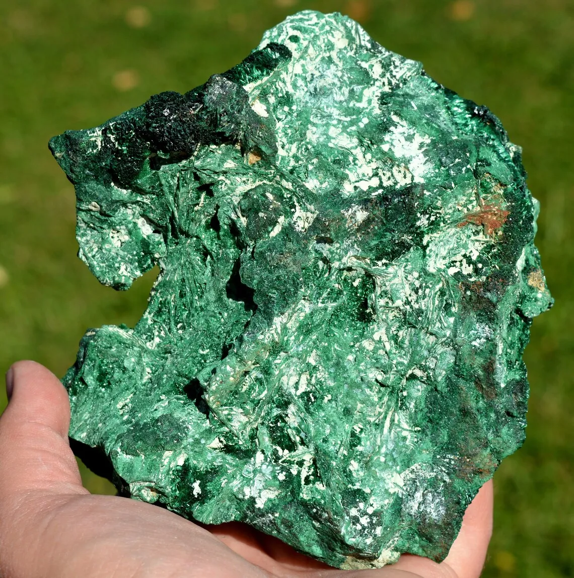 Malachite 2230 grams - L'Etoile du Congo Mine, Lubumbashi, Haut-Katanga, DR Congo - image 9
