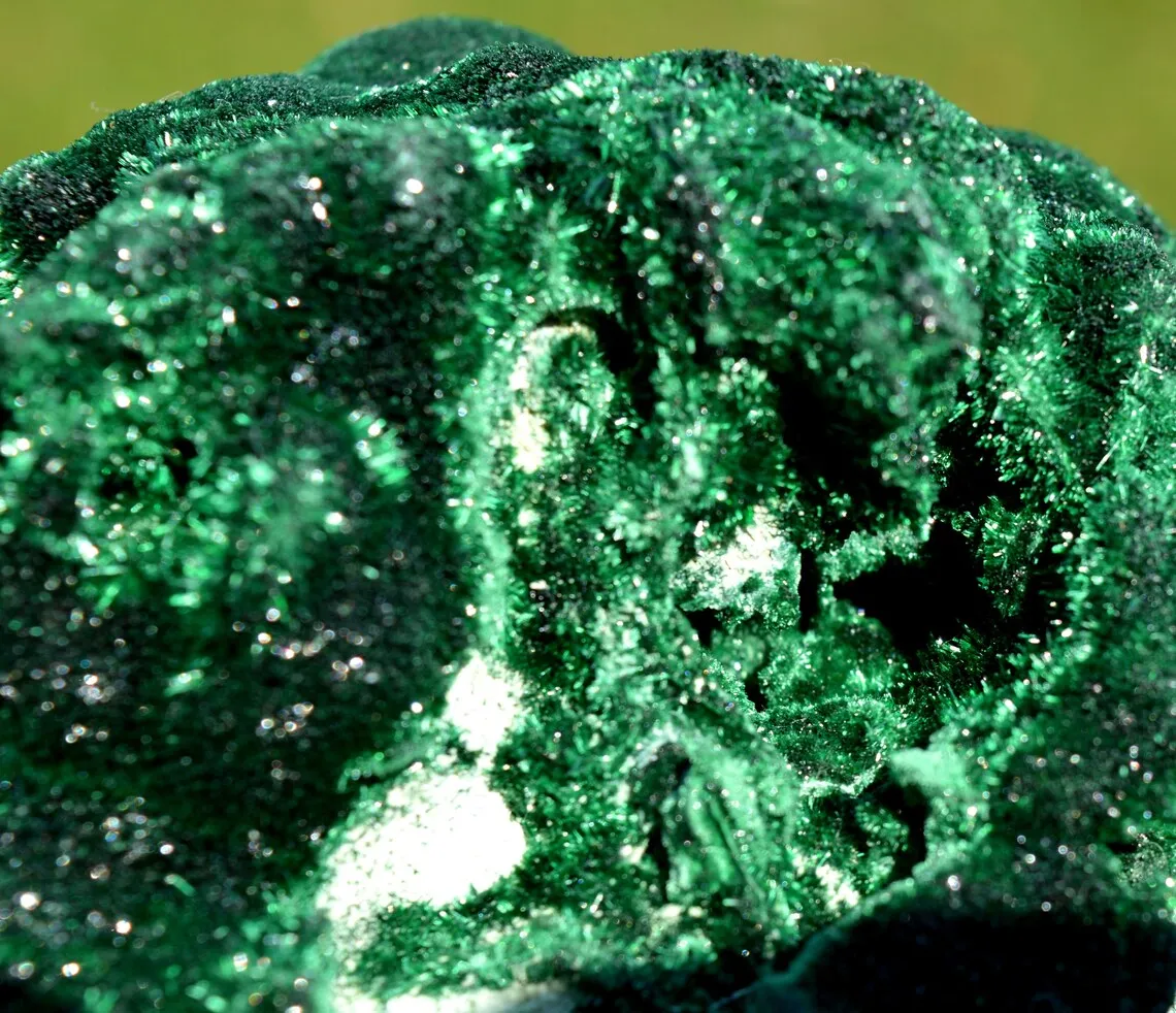 Malachite 2230 grams - L'Etoile du Congo Mine, Lubumbashi, Haut-Katanga, DR Congo - image 7