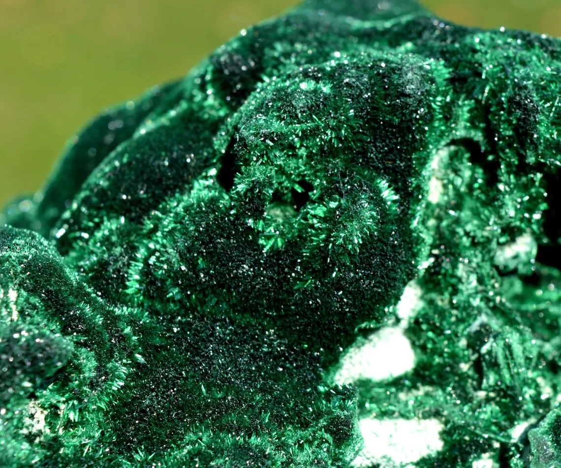 Malachite 2230 grams - L'Etoile du Congo Mine, Lubumbashi, Haut-Katanga, DR Congo - image 6