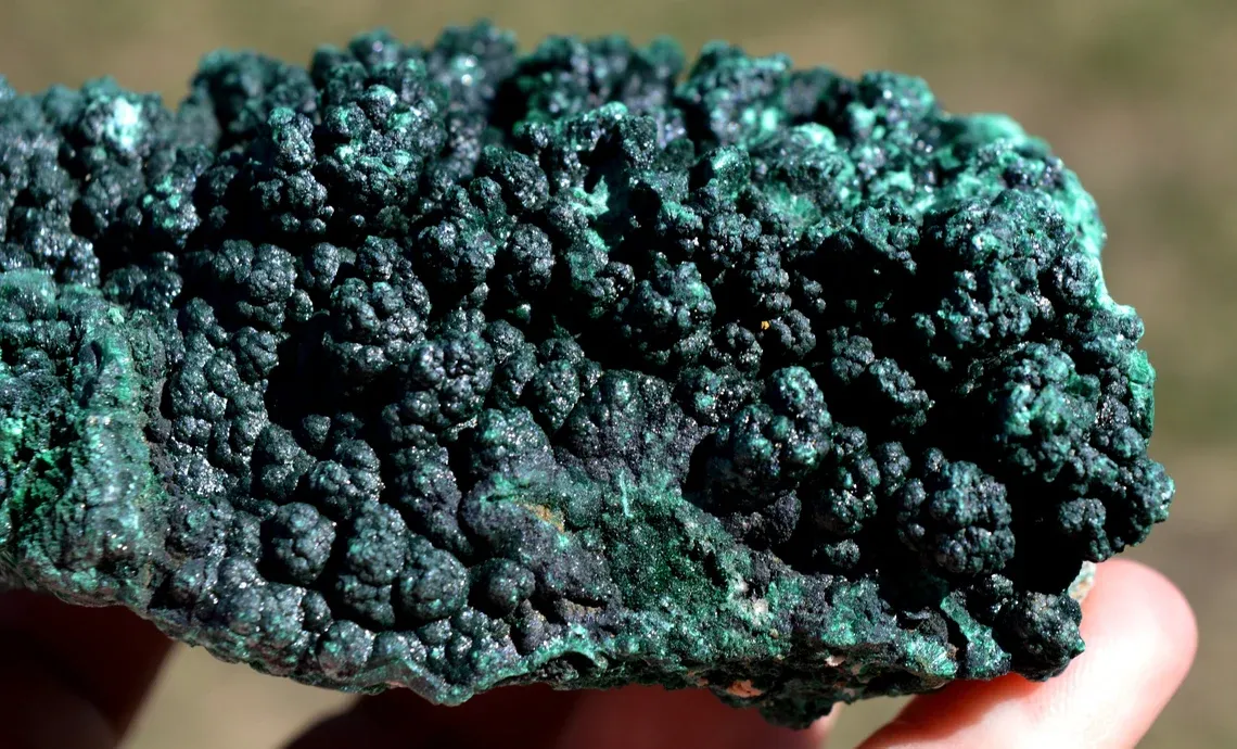 Malachite - 779 grams - Mashamba West Mine, Kolwezi mining district, Lualaba, DR Congo - image 3