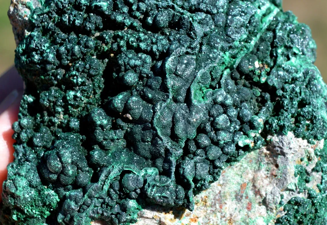 Malachite - 779 grams - Mashamba West Mine, Kolwezi mining district, Lualaba, DR Congo - image 7