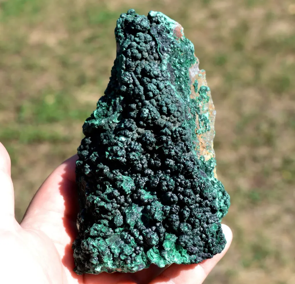 Malachite - 779 grams - Mashamba West Mine, Kolwezi mining district, Lualaba, DR Congo image