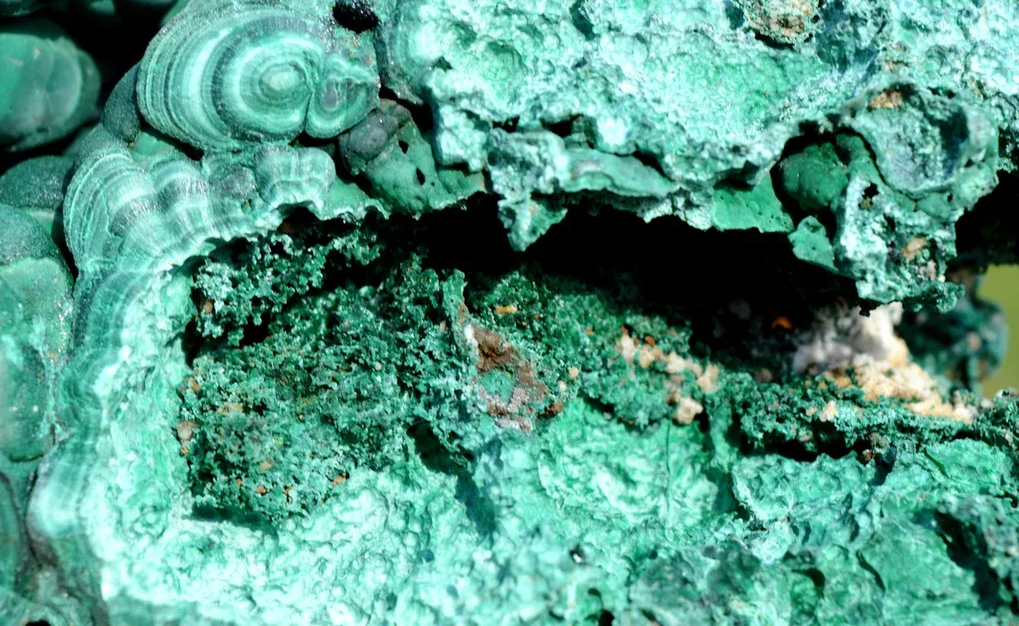 Malachite 907 grams - L'Etoile du Congo Mine, Lubumbashi, Haut-Katanga, DR Congo - image 5