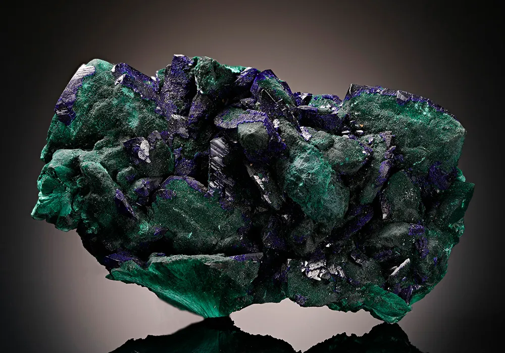 Malachite after Azurite image