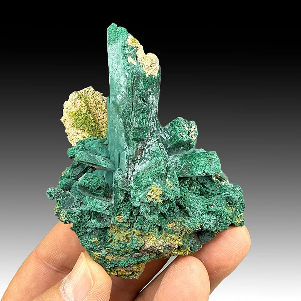 Malachite after Azurite image