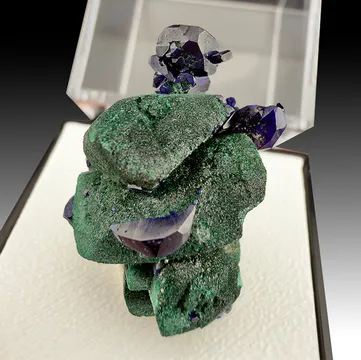 Malachite after Azurite