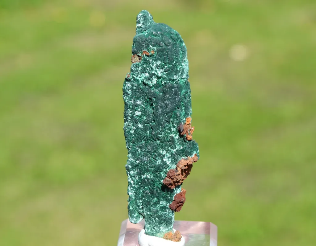 Malachite after Azurite 59 grams - Touissit, Jerada Province, Oriental Region, Morocco - image 2