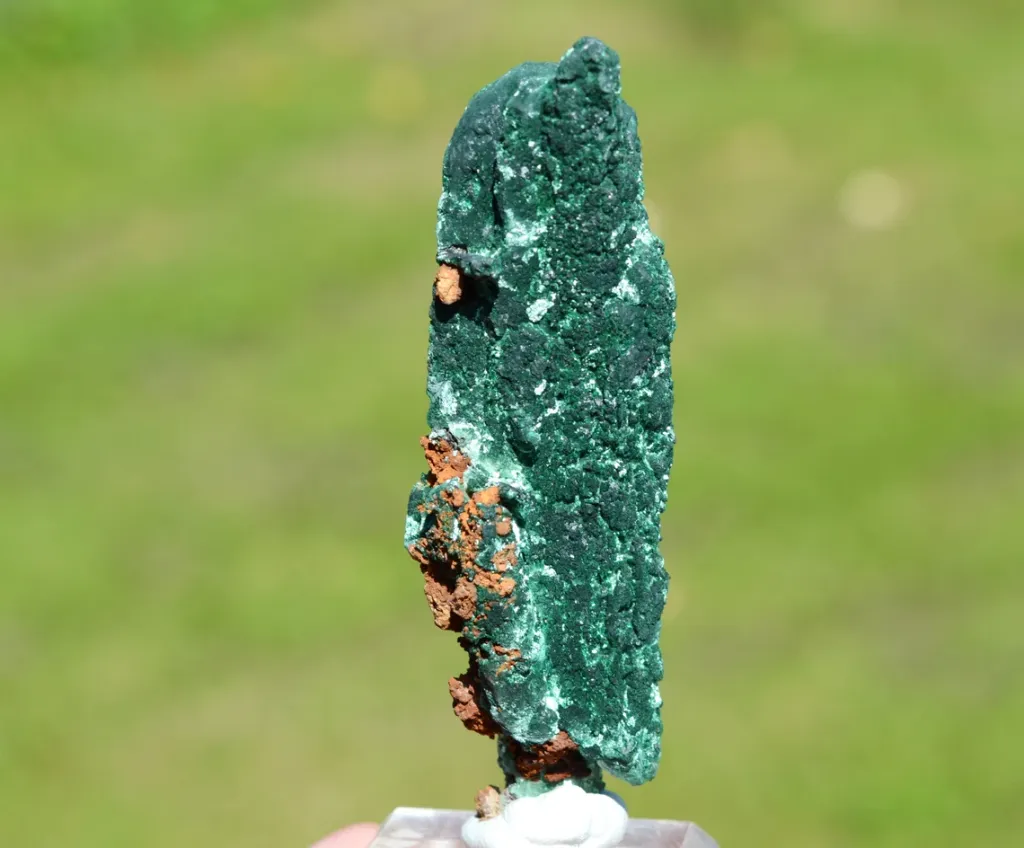Malachite after Azurite 59 grams - Touissit, Jerada Province, Oriental Region, Morocco image