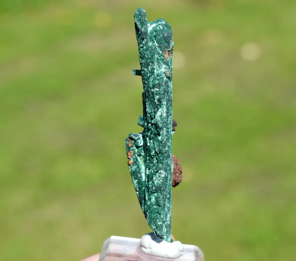 Malachite after Azurite 59 grams - Touissit, Jerada Province, Oriental Region, Morocco - image 3