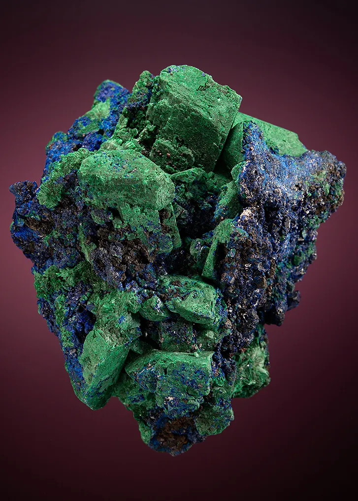 Malachite after Azurite image